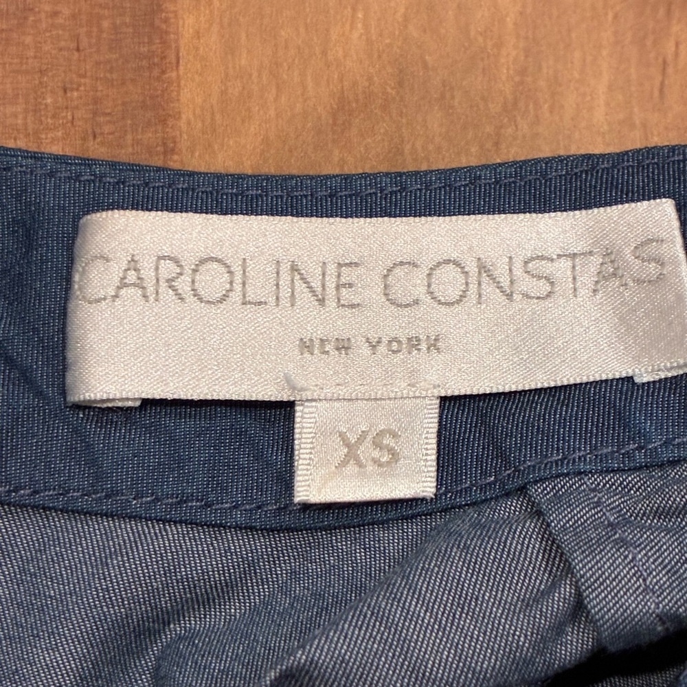 Caroline Constas Navy Blouse - Picture 7 of 11